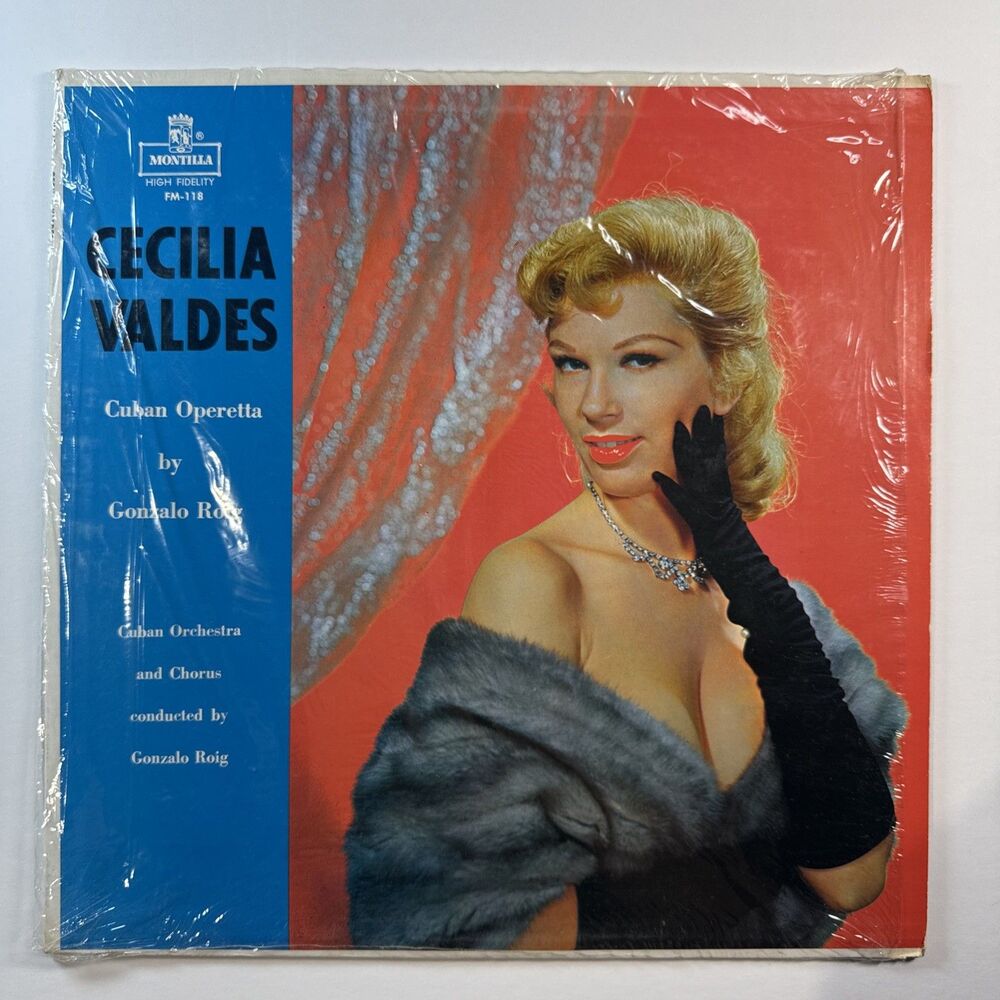 Vintage Cecilia Valdes Cuban Operetta Gonzalo Roig Montilla Vinyl LP